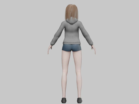 Young Pretty Woman V29411 3D Model