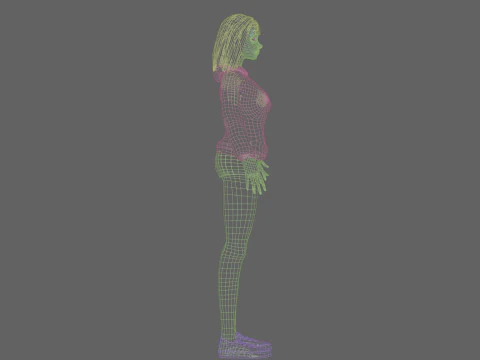 Young Pretty Woman V29411 3D Model