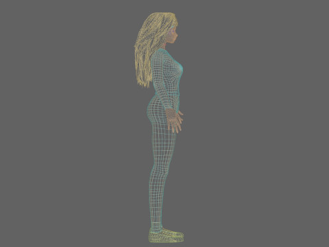Sweet cute girl V36360 3D Model