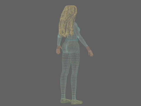 Sweet cute girl V36360 3D Model
