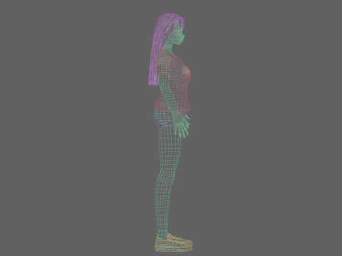 Young cute girl V30640 Modelo 3D