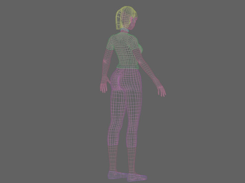 Basic sweet girl V20768 Modello 3D
