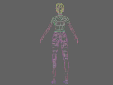 Basic sweet girl V20768 Modello 3D