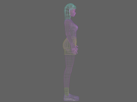 Cute anime girl V23846 Modelo 3D