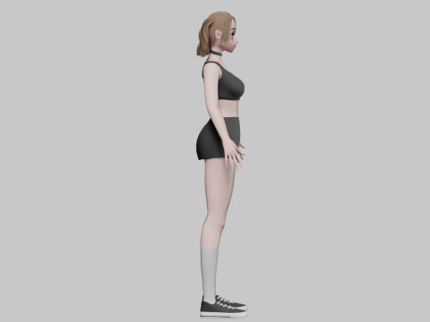 Sweet Basic girl V25982 3Dモデル