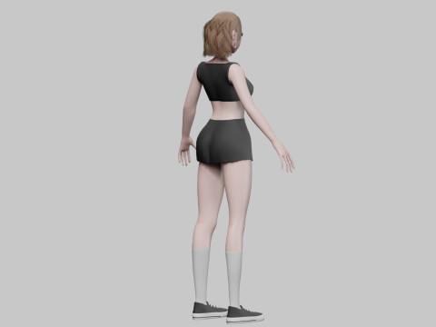 Sweet Basic girl V25982 3Dモデル