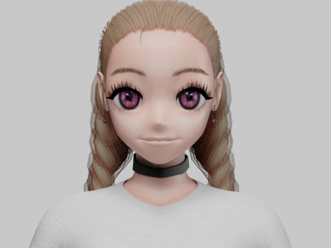 Basic Beautiful girl V29579 3Dモデル
