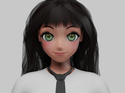 Basic cool girl V33558 Modelo 3D