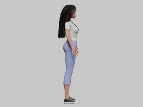 Basic cool girl V33558 Modelo 3D