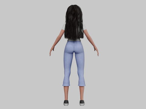 Basic cool girl V33558 Modelo 3D
