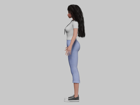 Basic cool girl V33558 Modelo 3D