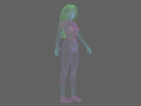 Basic cool girl V33558 Modelo 3D