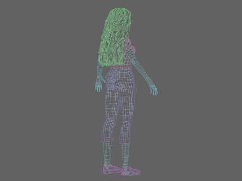 Basic cool girl V33558 Modelo 3D