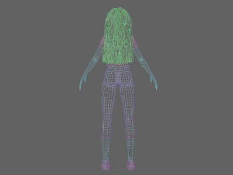 Basic cool girl V33558 Modelo 3D