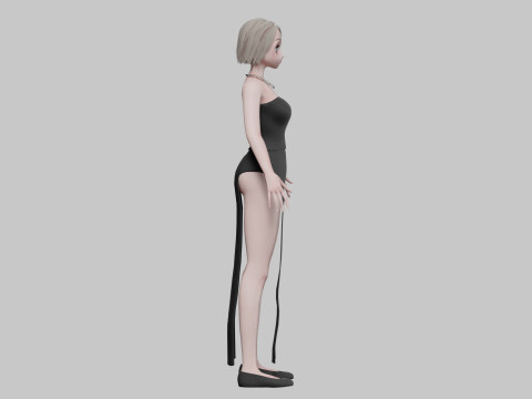 Classic Basic girl V26450 Modello 3D