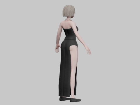 Classic Basic girl V26450 Modello 3D