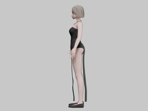 Classic Basic girl V26450 Modello 3D