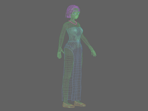 Classic Basic girl V26450 Modello 3D