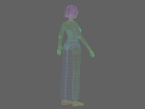 Classic Basic girl V26450 Modello 3D