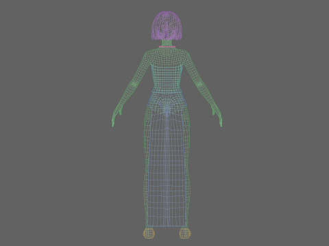 Classic Basic girl V26450 Modello 3D