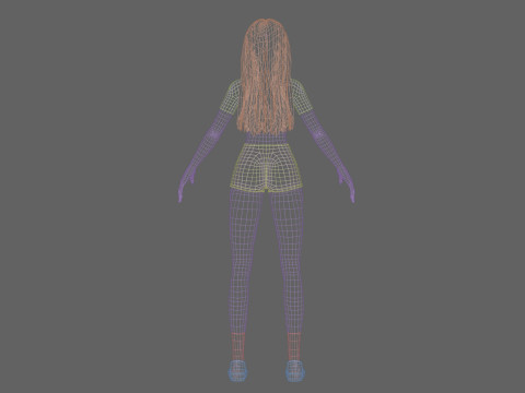 Cute Young girl V30728 Modelo 3D