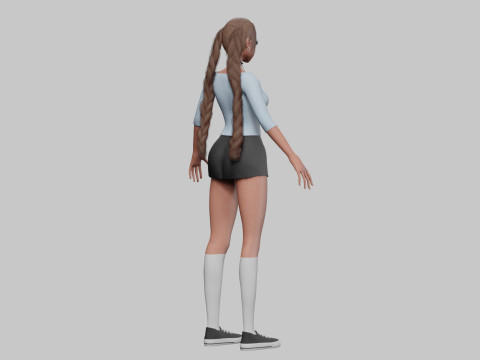 Standard Basic girl V28566 Modelo 3D