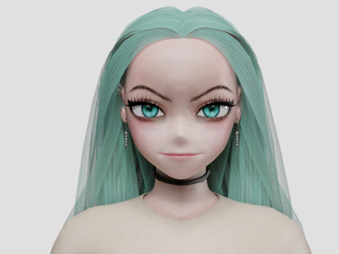 Basic classic girl V34034 3D Model