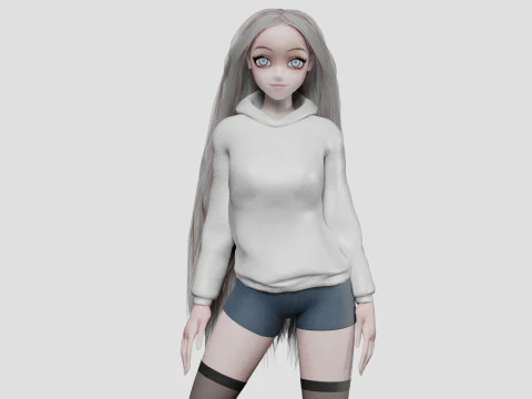 베이직 쿨걸 V35959 3D 모델