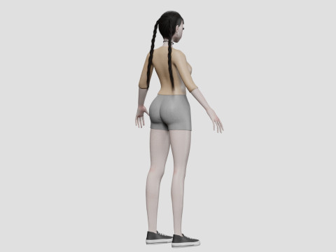 Pretty anime girl V26414 Modelo 3D