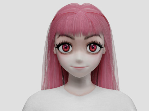 Sweet Basic girl V28719 Modèle 3D