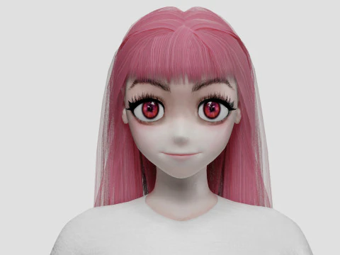 Sweet Basic girl V28719 3D Model