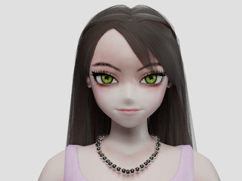 Teen cute girl V32265 Modelo 3D