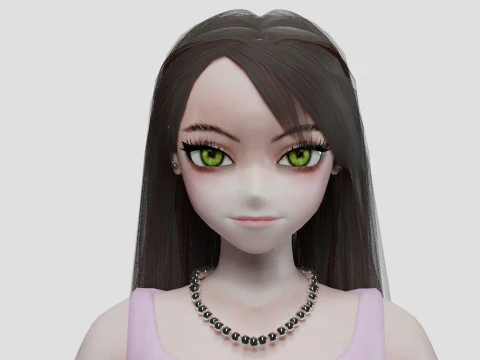 किशोर सुंदर लड़की V32265 3D मॉडल