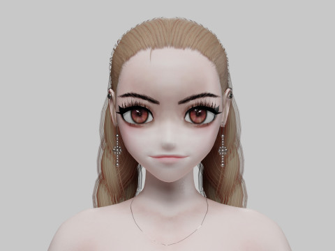 Basic classic girl V29023 Modelo 3D
