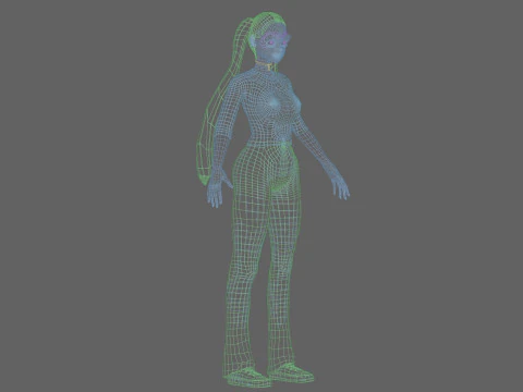 베이직 스탠다드걸 V23875 3D 모델