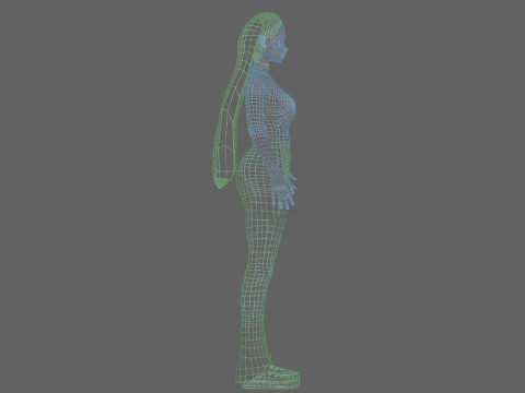 베이직 스탠다드걸 V23875 3D 모델