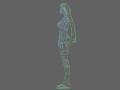 베이직 스탠다드걸 V23875 3D 모델