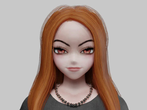 Cool Basic girl V30957 3D Model