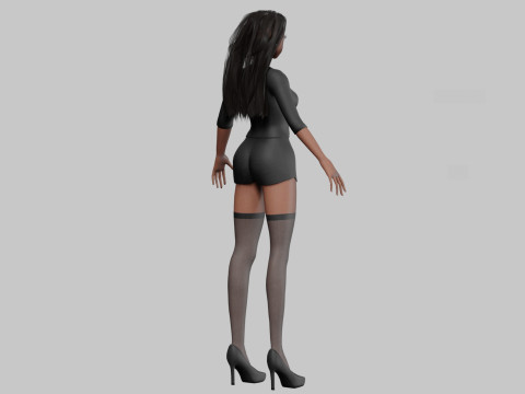Cute Beautiful girl V31479 Modelo 3D