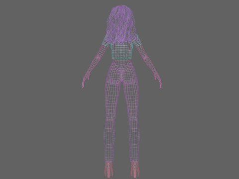 Basic cool girl V32006 Modelo 3D