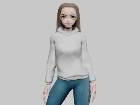 ベーシックスイートガール V32401 3Dモデル