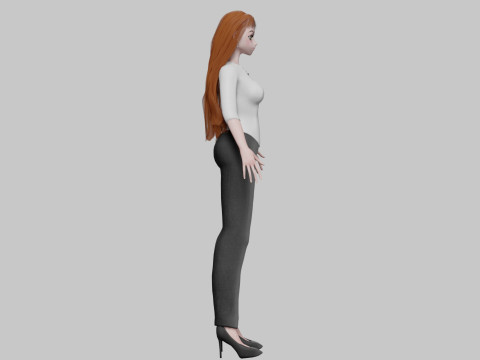 Classic Basic girl V31860 Modello 3D