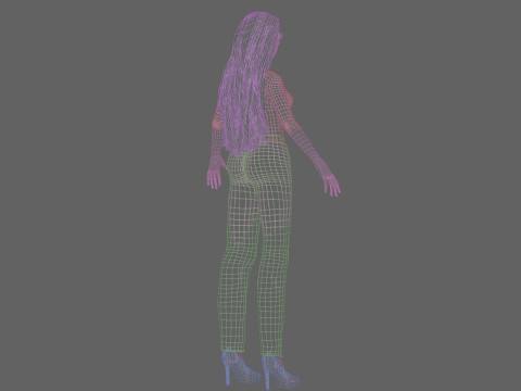 Classic Basic girl V31860 Modello 3D