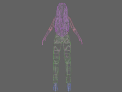 Classic Basic girl V31860 Modello 3D