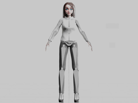 Basic classic woman V30548 Modello 3D