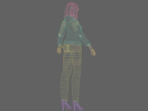 Basic classic woman V30548 Modello 3D