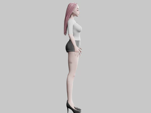 Basic Pretty Woman V26671 3D Model