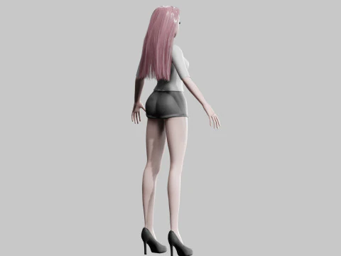 Basic Pretty Woman V26671 3D Model