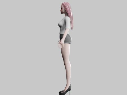 Basic Pretty Woman V26671 3D Model