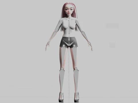Basic Pretty Woman V26671 3D Model